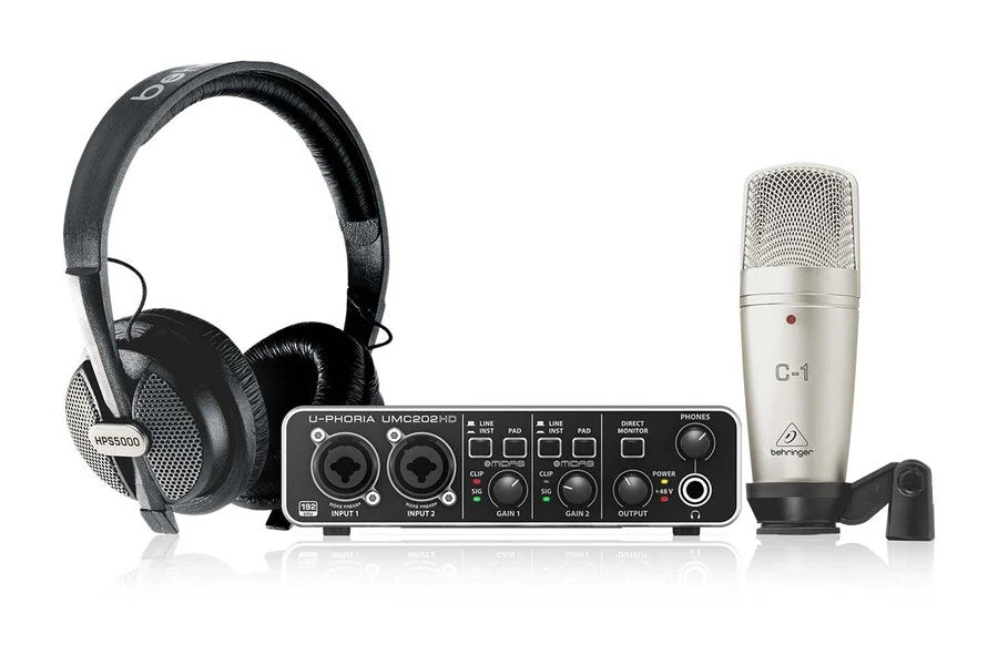 Behringer U-Phoria Studio Stüdyo Kayıt Paketi