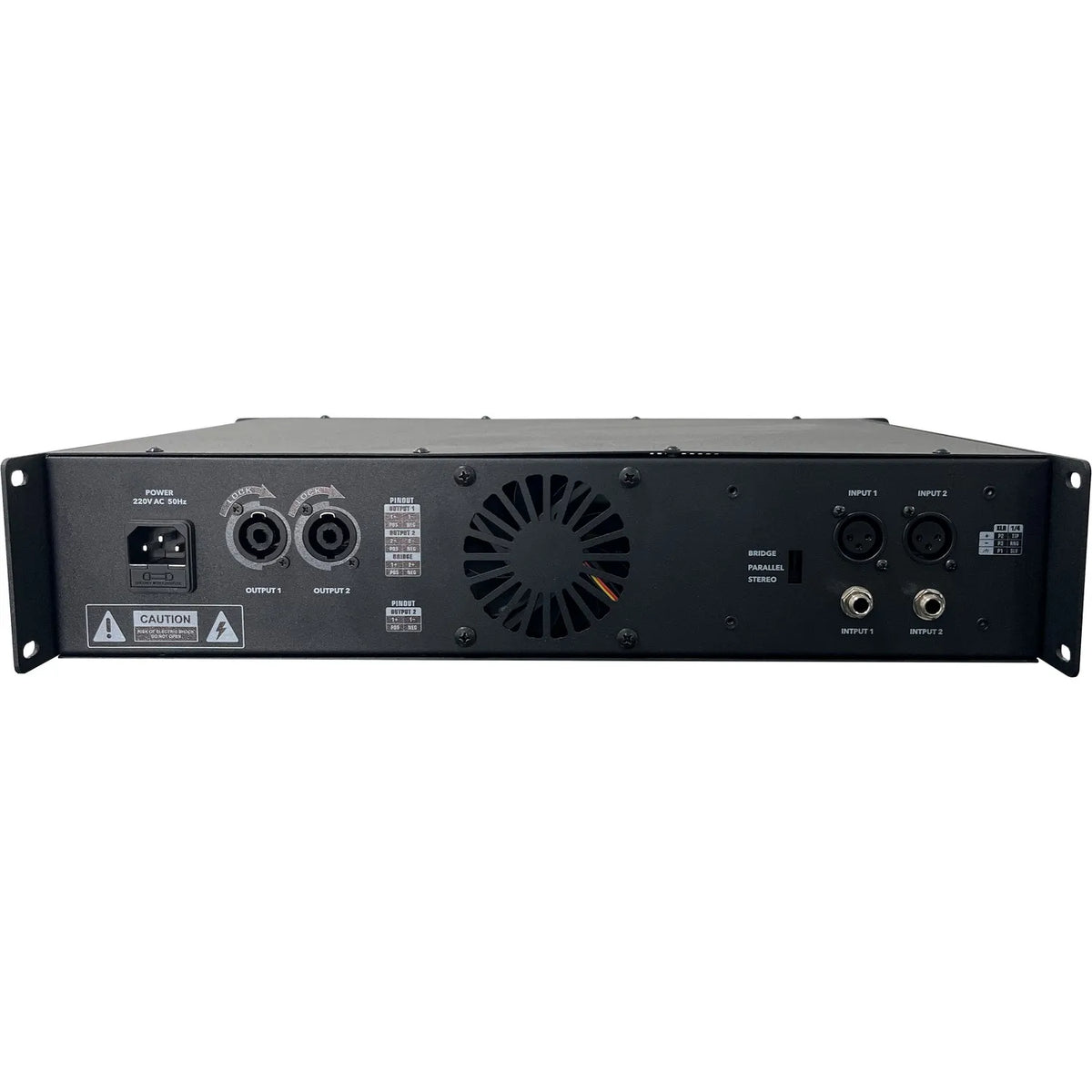 Bofmann SP 1000S 2x500 Watt SMPS D Sınıfı Stereo Güç Amplifikatörü