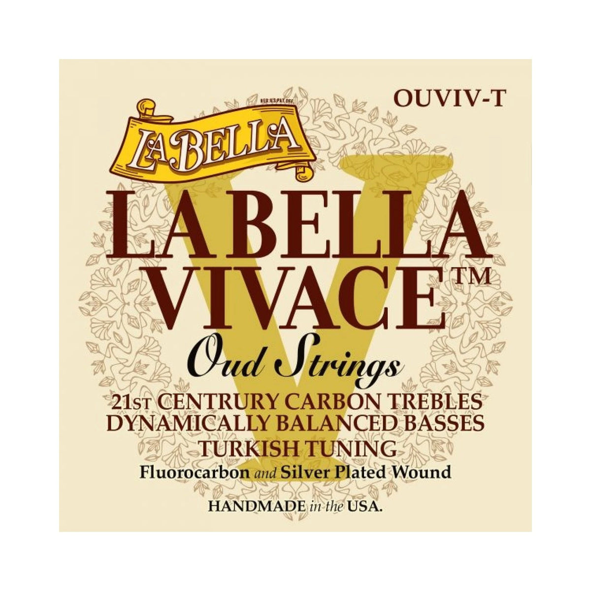 La Bella Ouvıv-T Vivacekarbon Ud Teli Türk Sistem