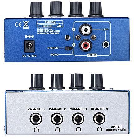 N-Audio Kulaklık Amfisi Amp-S4(Eu) 4 Kanal