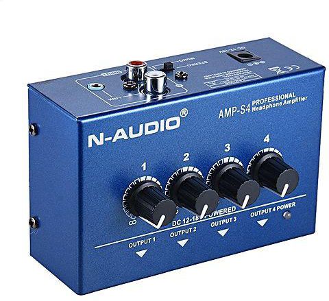 N-Audio Kulaklık Amfisi Amp-S4(Eu) 4 Kanal