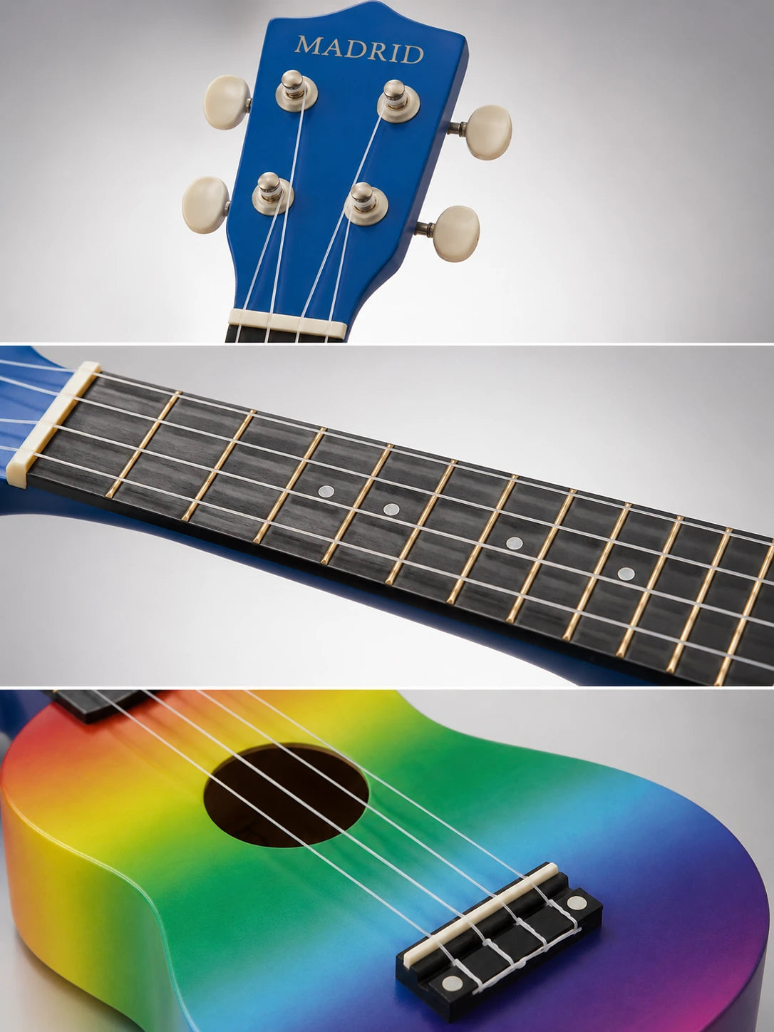 Madrid Ukulele Decal MU-21-13Colorful