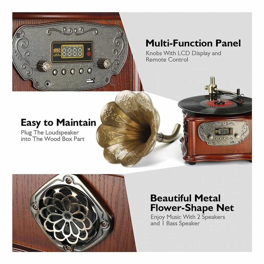Gramofon-GD-693  Yeşil