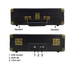 Looptone Pikap Plak Çalar Ds-101Bt Bluetooth