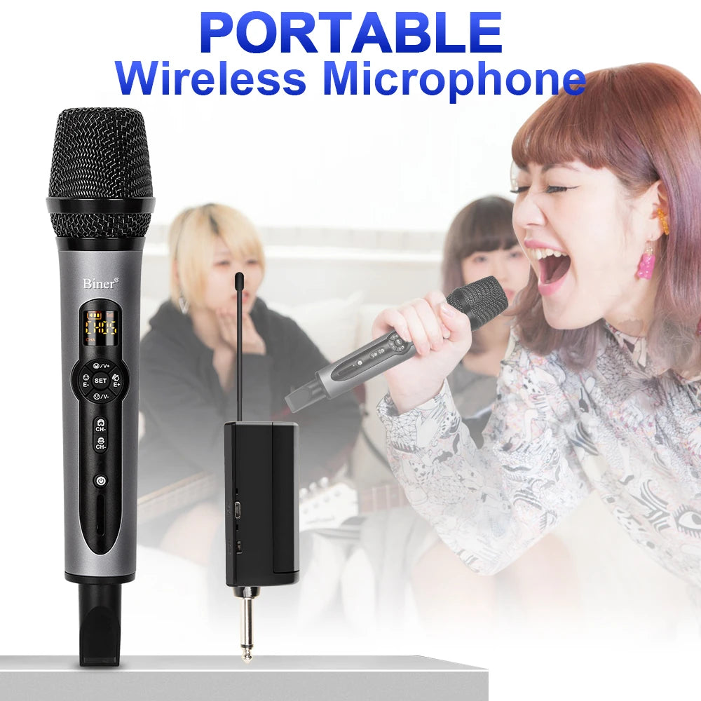 Oxid 1001 UHF Karaoke UHF Microphone with Effects