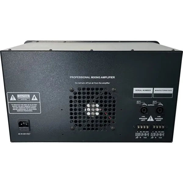 Bofmann SKM 1000STR 7 Kanal 500 Watt Mono Yankı Efektli SMPS D Sınıfı Amfili Mikser