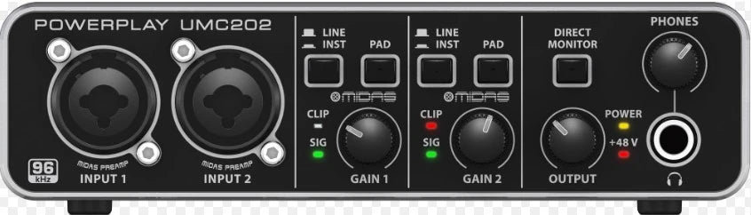 Behringer U-Phoria Studio Stüdyo Kayıt Paketi