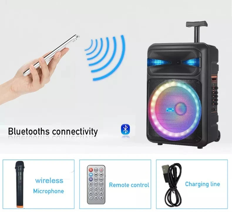 Bluetooth 12 Q12 Taşınabilir Şarjlı Hoparlör