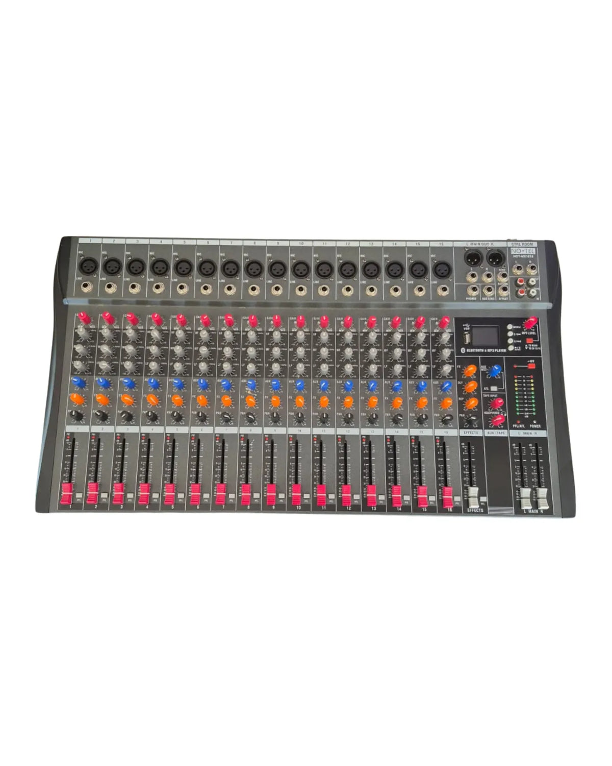 Notel NOT-MX1616 16 Kanal Profesyonel Amfisiz Mikser