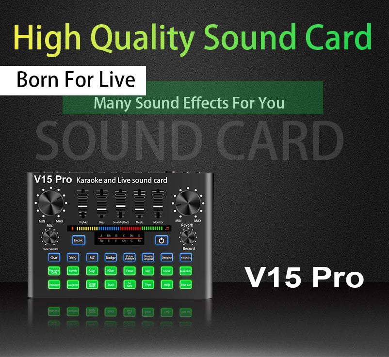 Oxid V15 Pro Podcast Youtuber Ses Kartı