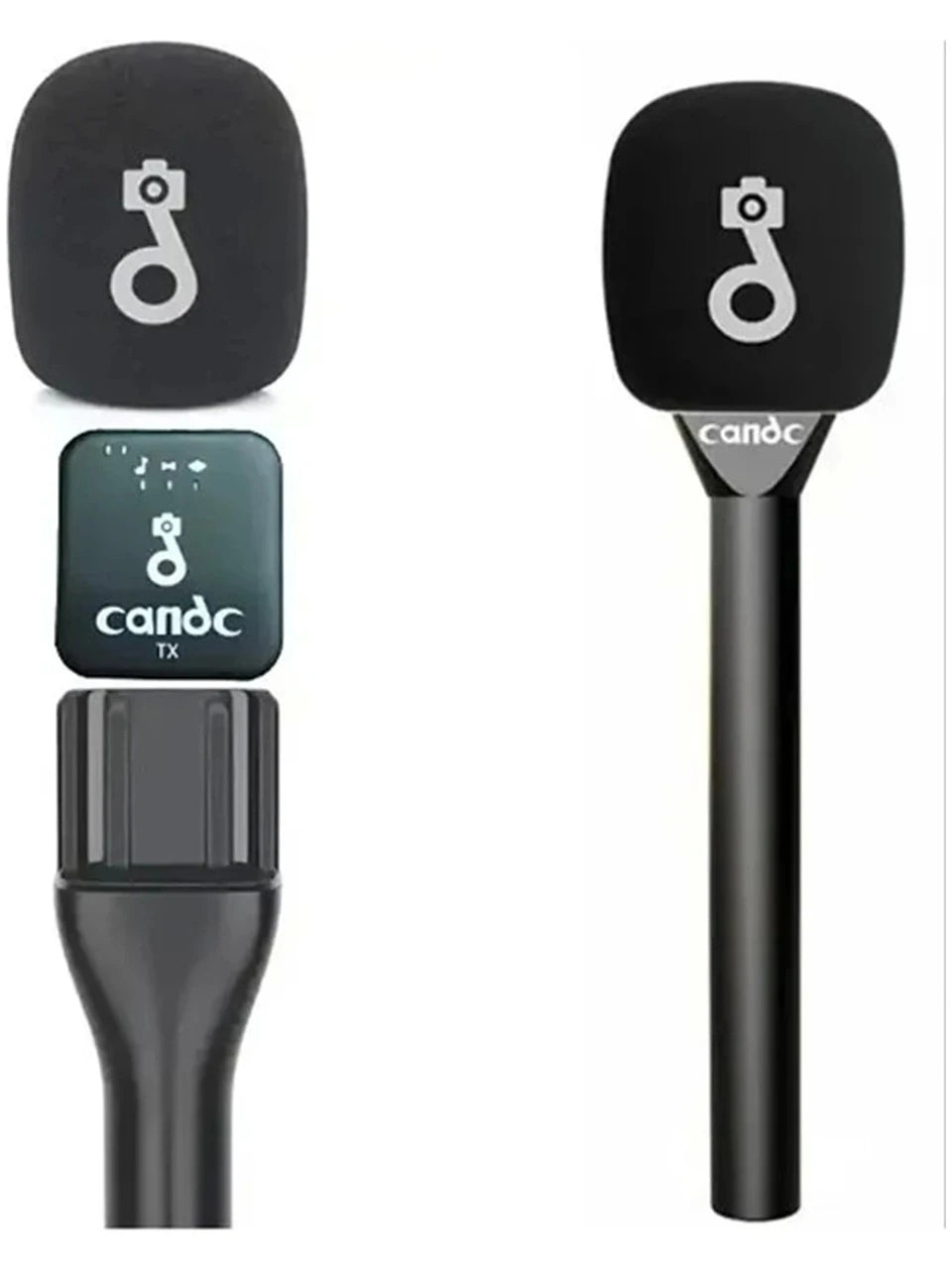 Cande DC-1V Röportaj Mobil Kamera Mikrofonu MIC 1TC-1RX