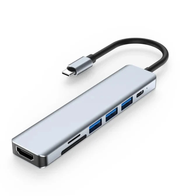 7 İn 1 Wireless Docking Station Multifunctional Type-C Hub
