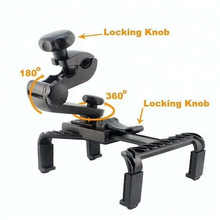 Ts-360° Rotating Universal Headrest Tablet Mikrofon Sehpası Tutucu