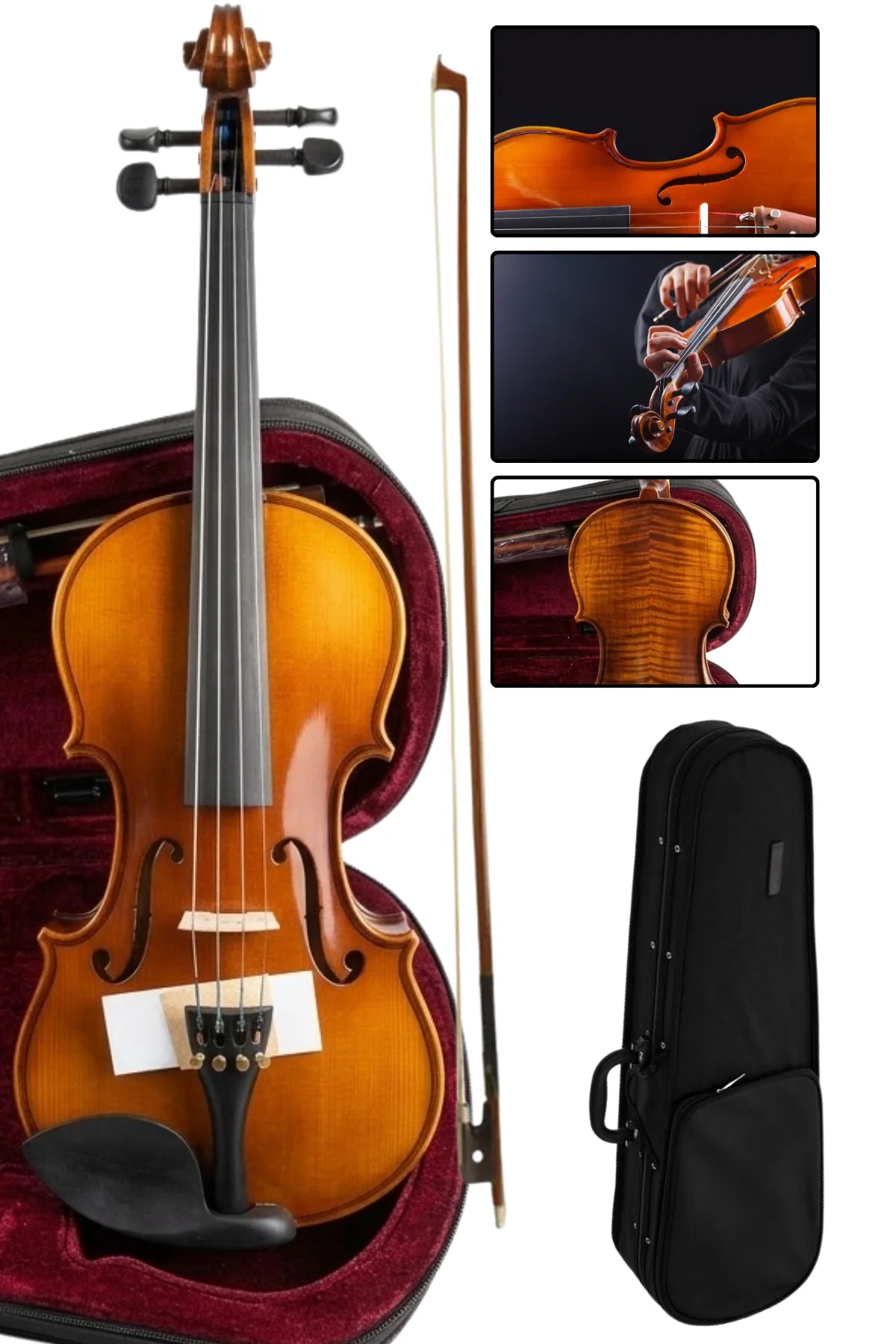 Müller Mv-144MH Solid Ağaç Tam Boy Keman