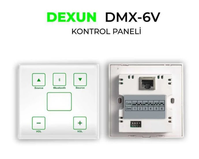 Dexun DMX 6V Dokunmatik Kontrol Ünitesi
