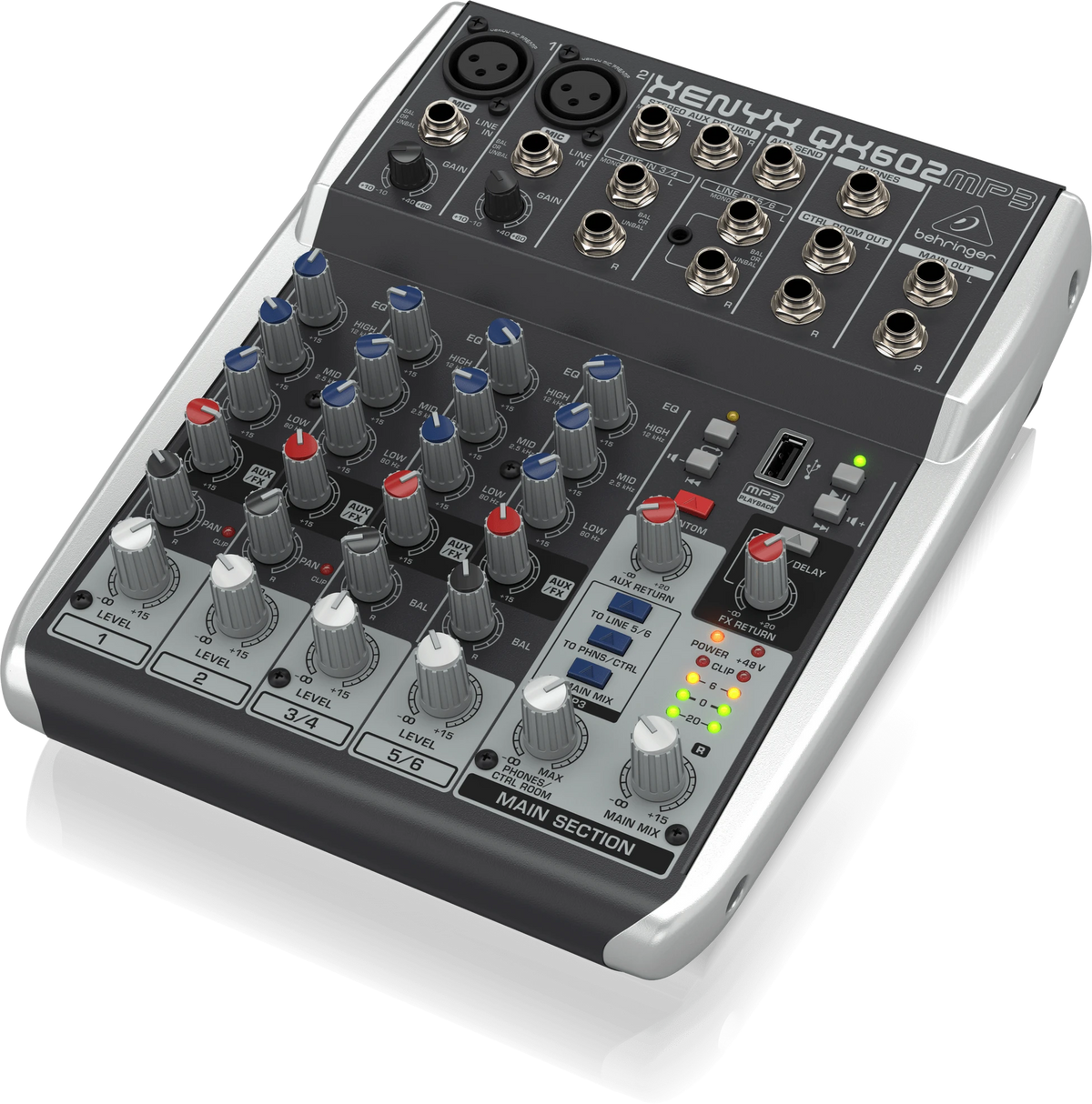 Behringer QX602MP3 6 Kanal Mp3'lü Mikser
