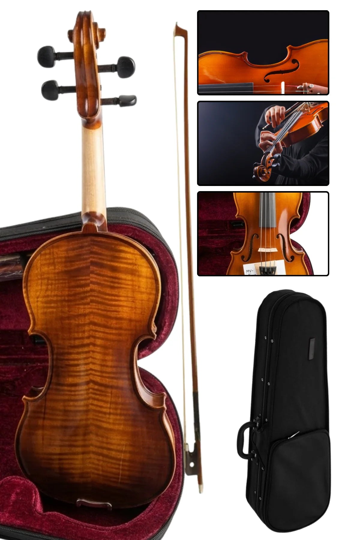 Müller Mv-144MH Solid Ağaç Tam Boy Keman