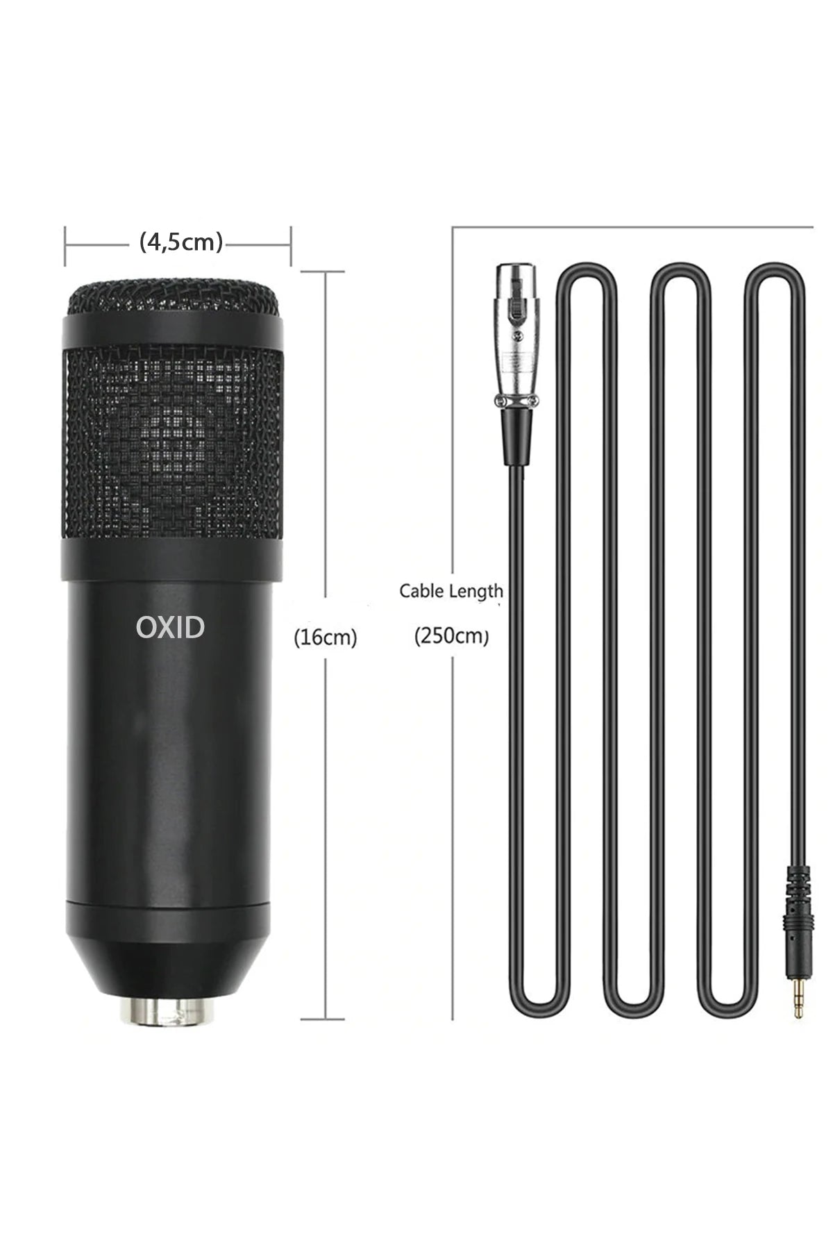 Oxid Cm-240X Black Condenser Mikrofon