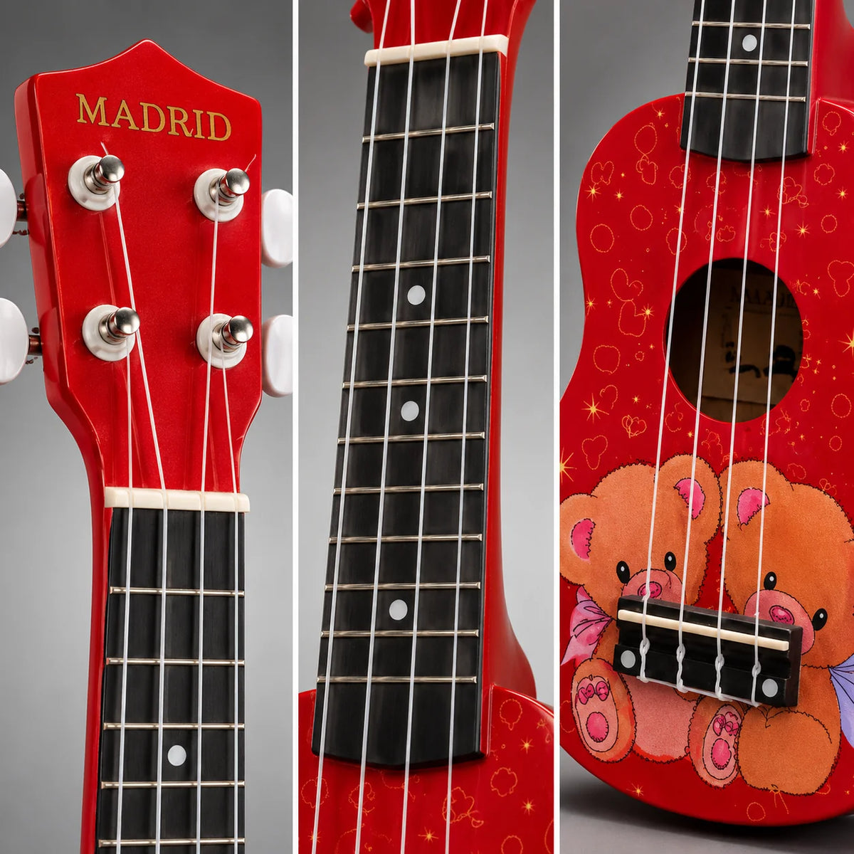 Madrid Ukulele Decal MU-21-14Bear-1