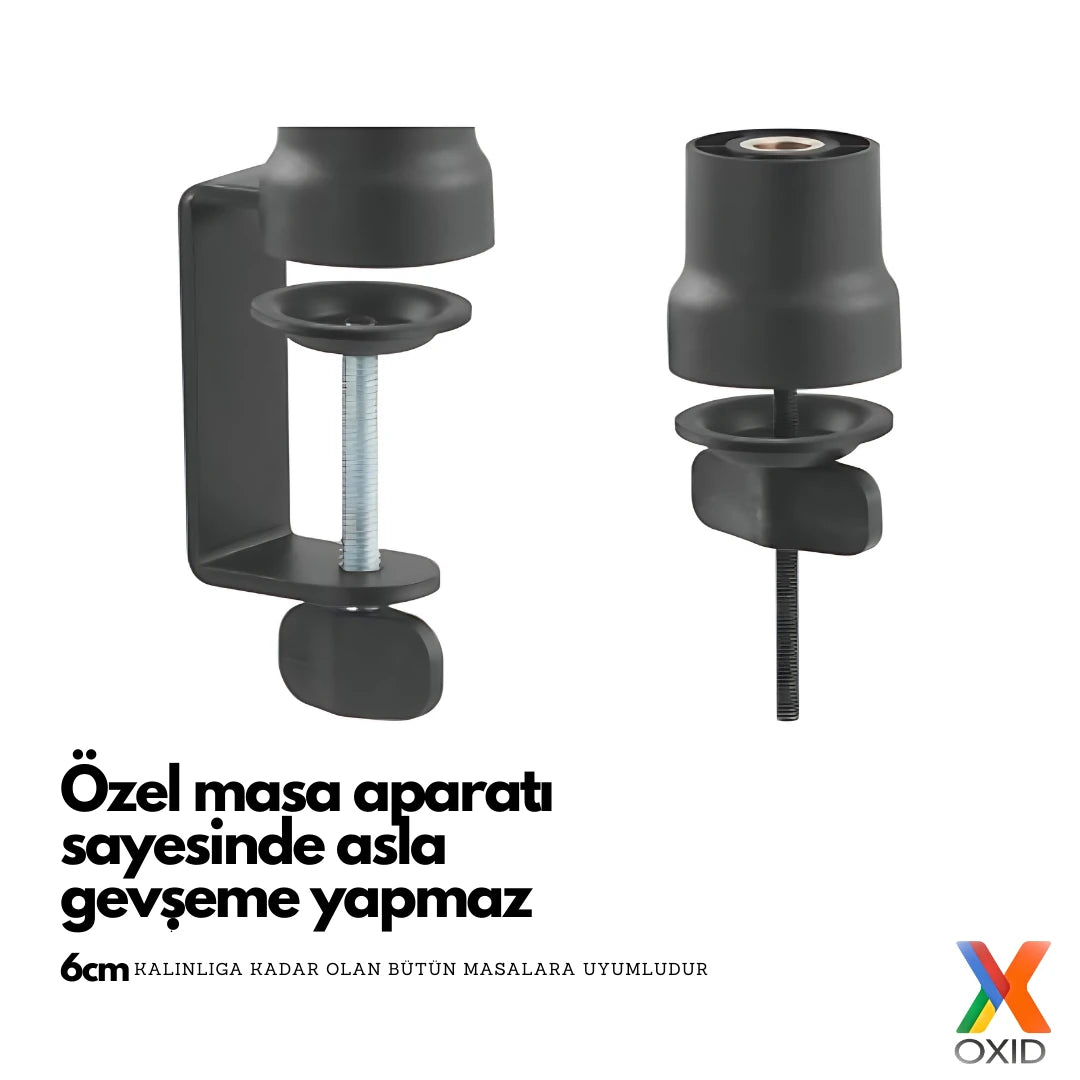 Oxid MMS-07 Siyah Broadcast/Studio/Gaming Mikrofon Standı