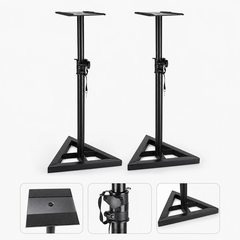 N-Audio SS-29 Stüdyo Referans Monitör Standı Sehpası Yükseklik Ayarlı (Çift)