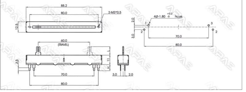 Sc6080Gh-B10K-15C Mixer Potans